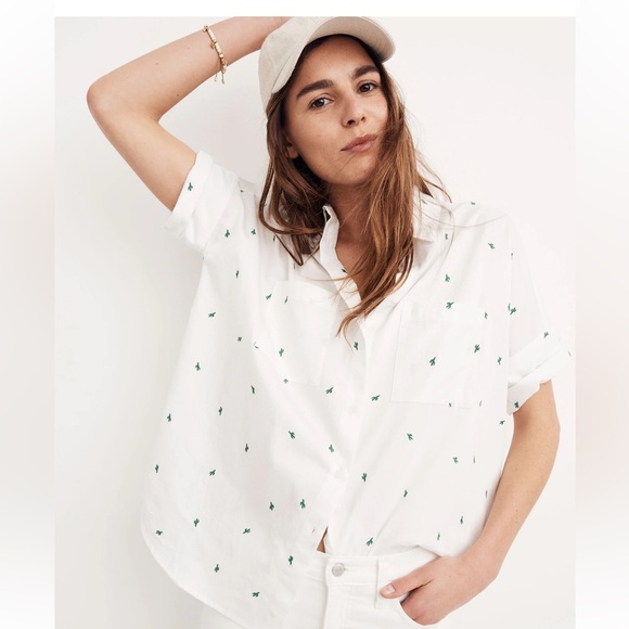 Madewell Tops - Madewell Cactus Courier Shirt Size XS